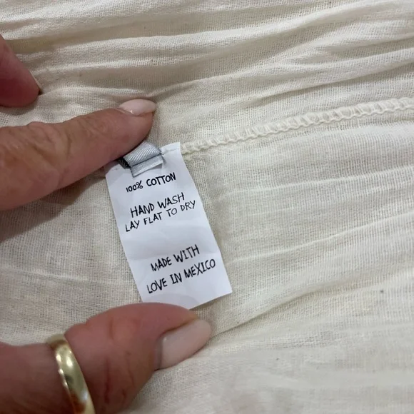 Jen's Pirate Booty Cream Kids Dress - Picture 8 of 13